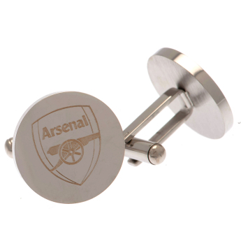 FC Arsenal butoni Stainless Steel Round Cufflinks