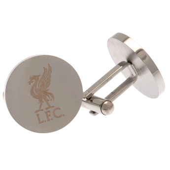 FC Liverpool butoni Stainless Steel Round Cufflinks