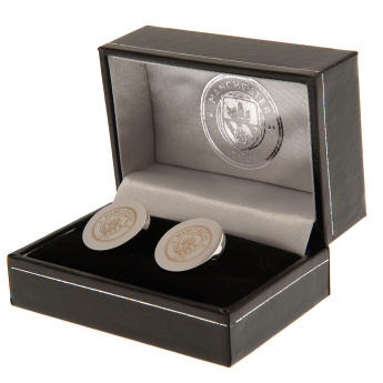 Manchester City butoni Stainless Steel Round Cufflinks