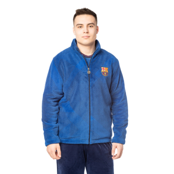 FC Barcelona hanorac de bărbați cu glugă Chaqueta blue