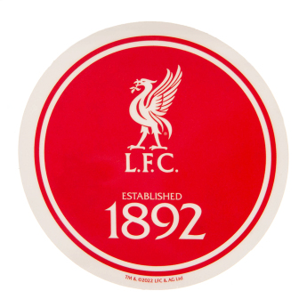 FC Liverpool abțibild Single Car Sticker EST
