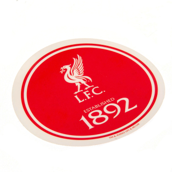FC Liverpool abțibild Single Car Sticker EST