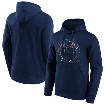 Edmonton Oilers hanorac de bărbați cu glugă Etch Hoodie navy