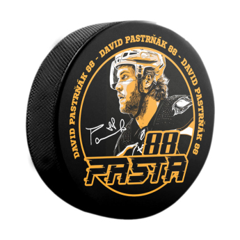 Boston Bruins puc David Pastrňák #88 PASTA 88 Exclusive Collection