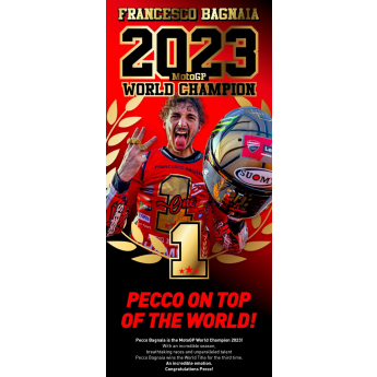 Francesco Bagnaia tricou de bărbați 2023 MotoGp World Champion