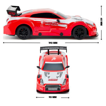 FC Liverpool mașină cu telecomandă Radio Control Sportscar 1:24 Scale