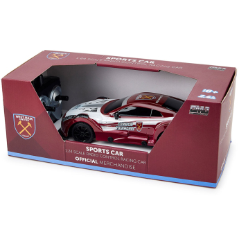 West Ham United mașină cu telecomandă Radio Control Sportscar 1:24 Scale