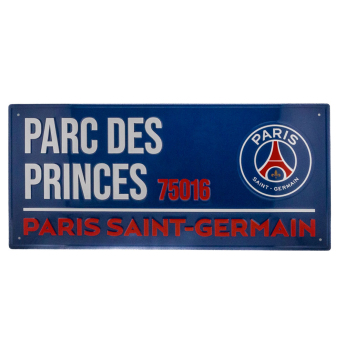 Paris Saint Germain semn pe perete Street Sign NV