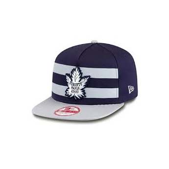 Toronto Maple Leafs șapcă flat Double Stripe Snapback