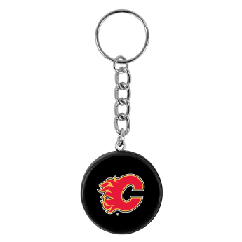 Calgary Flames breloc mini puck