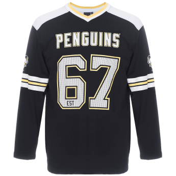 Pittsburgh Penguins tricou de bărbați cu mânecă lungă Hockey Heavy Jersey Long Sleeve
