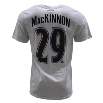 Colorado Avalanche tricou de bărbați Tee Flat Nathan MacKinnon