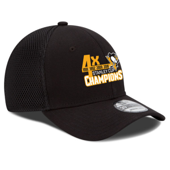 Pittsburgh Penguins șapcă de baseball black 2016 Stanley Cup Champions 4-Time 39Thirty Flex