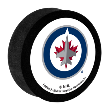 Winnipeg Jets puc din spumă White Sher-Wood
