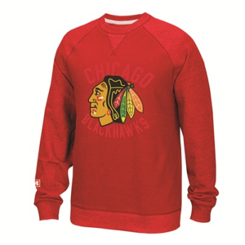 Chicago Blackhawks hanorac de bărbați Fleece Crew 2016 red