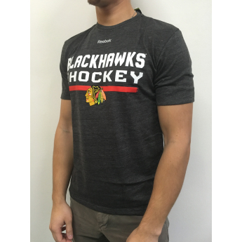 Chicago Blackhawks tricou de bărbați Locker Room 2016 black