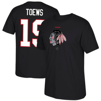 Chicago Blackhawks tricou de bărbați Jonathan Toews #19 Reebok Center Ice TNT Reflect Logo