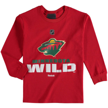Minnesota Wild tricou cu măneci lungi pentru copii NHL Clean Cut