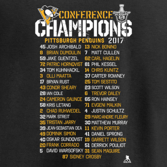 Pittsburgh Penguins tricou de bărbați 2017 Eastern Conference Champions Full Strength Roster