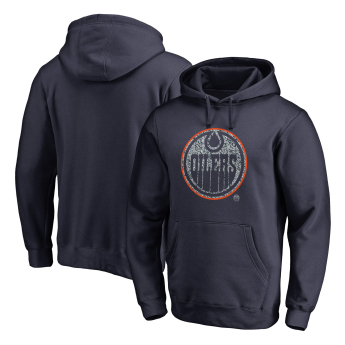 Edmonton Oilers hanorac de bărbați cu glugă black NHL Static Logo