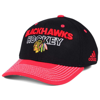 Chicago Blackhawks șapcă de baseball adidas NHL Locker Room Structured Flex Cap