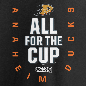 Anaheim Ducks tricou de bărbați black 2018 Stanley Cup Playoffs Bound Behind The Net