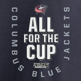 Columbus Blue Jackets tricou de dama grey 2018 Stanley Cup Playoffs Bound Behind The Net
