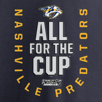 Nashville Predators hanorac de bărbați black 2018 Stanley Cup Playoffs Bound Behind The Net