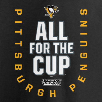 Pittsburgh Penguins hanorac de bărbați black 2018 Stanley Cup Playoffs Bound Behind The Net