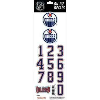 Edmonton Oilers abțibilduri hockey helmet Decals