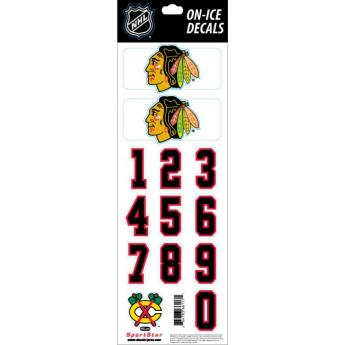 Chicago Blackhawks abțibilduri hockey helmet Decals