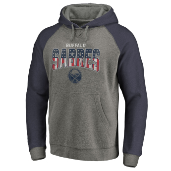 Buffalo Sabres hanorac de bărbați cu glugă grey Freedom Tri-Blend Raglan