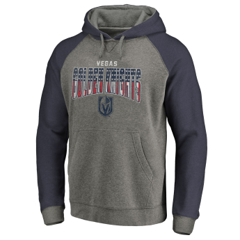Vegas Golden Knights hanorac de bărbați cu glugă grey Freedom Tri-Blend Raglan