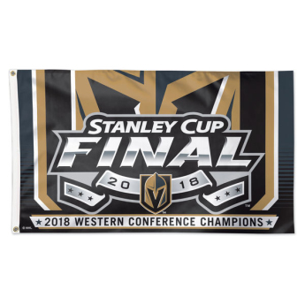 Vegas Golden Knights drapel 2018 Western Conference Champions On-Ice Flag