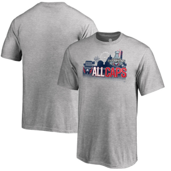 Washington Capitals tricou de copii grey 2018 Stanley Cup Champions Change on the Fly Celebration