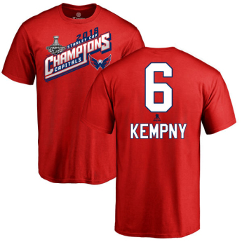 Washington Capitals tricou de bărbați red Michal Kempný 2018 Stanley Cup Champions