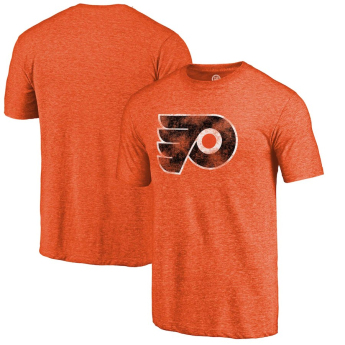 Philadelphia Flyers tricou de bărbați orange Primary Logo Distressed