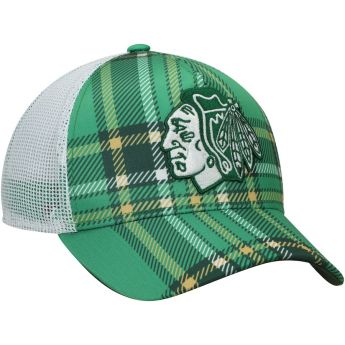 Chicago Blackhawks șapcă de baseball Adidas St. Patrick´s Day Trucker