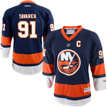 New York Islanders tricou de hochei pentru copii blue #91 John Tavares Reebok Replica Home
