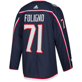 Columbus Blue Jackets tricou de hochei #71 Nick Foligno adizero Home Authentic Player Pro