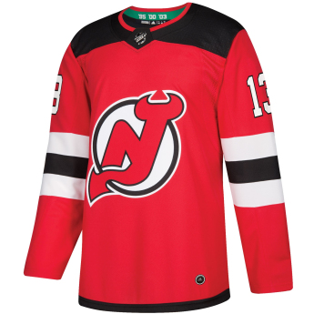 New Jersey Devils tricou de hochei #13 Nico Hischier adizero Home Authentic Player Pro