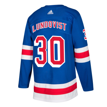 New York Rangers tricou de hochei #30 Henrik Lundqvist adizero Home Authentic Player Pro