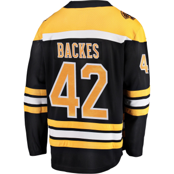 Boston Bruins tricou de hochei #42 David Backes Breakaway Alternate Jersey