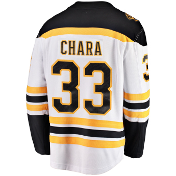 Boston Bruins tricou de hochei white #33 Zdeno Chara Breakaway Alternate Jersey