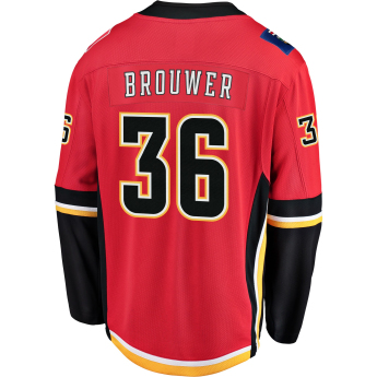 Calgary Flames tricou de hochei #36 Troy Brouwer Breakaway Alternate Jersey