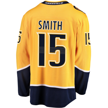 Nashville Predators tricou de hochei #15 Craig Smith Breakaway Alternate Jersey