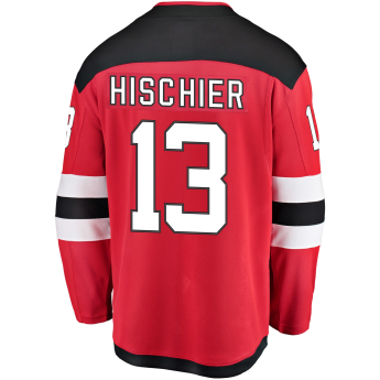 New Jersey Devils tricou de hochei #13 Nico Hischier Breakaway Alternate Jersey