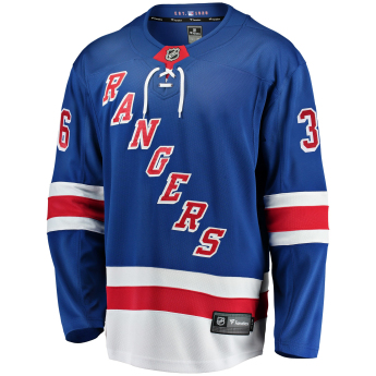 New York Rangers tricou de hochei blue #36 Mats Zuccarello Breakaway Alternate Jersey