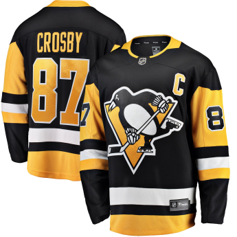 Pittsburgh Penguins tricou de hochei black #87 Sidney Crosby Breakaway Alternate Jersey