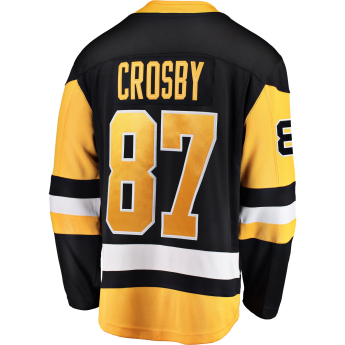 Pittsburgh Penguins tricou de hochei black #87 Sidney Crosby Breakaway Alternate Jersey